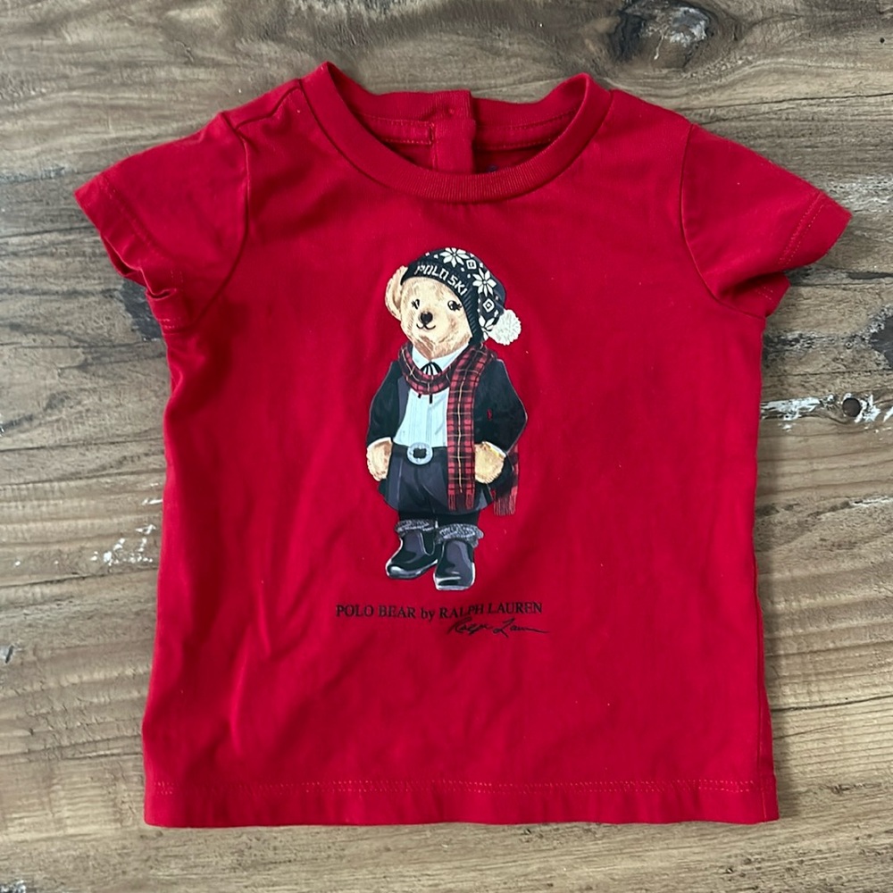 Ralph Lauren 6 months Polo Bear Tee
